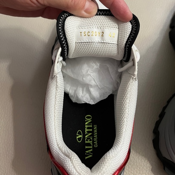 NWB - Valentino Garavani Climber Mesh Men’s Sneaker- Made in Italy - EU 42/US 9 - Picture 10 of 12